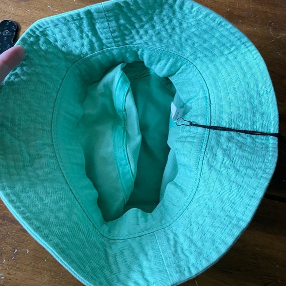 NWT New Playboy Pacsun Bucket Hat Green - Picture 6 of 6